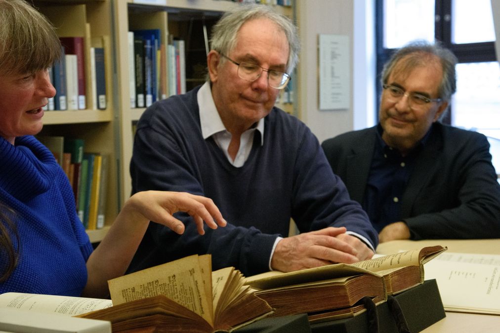 zur Vergrößerungsansicht des Bildes: Guided tour with Dr Cristine Blanken in the Bach-Archiv